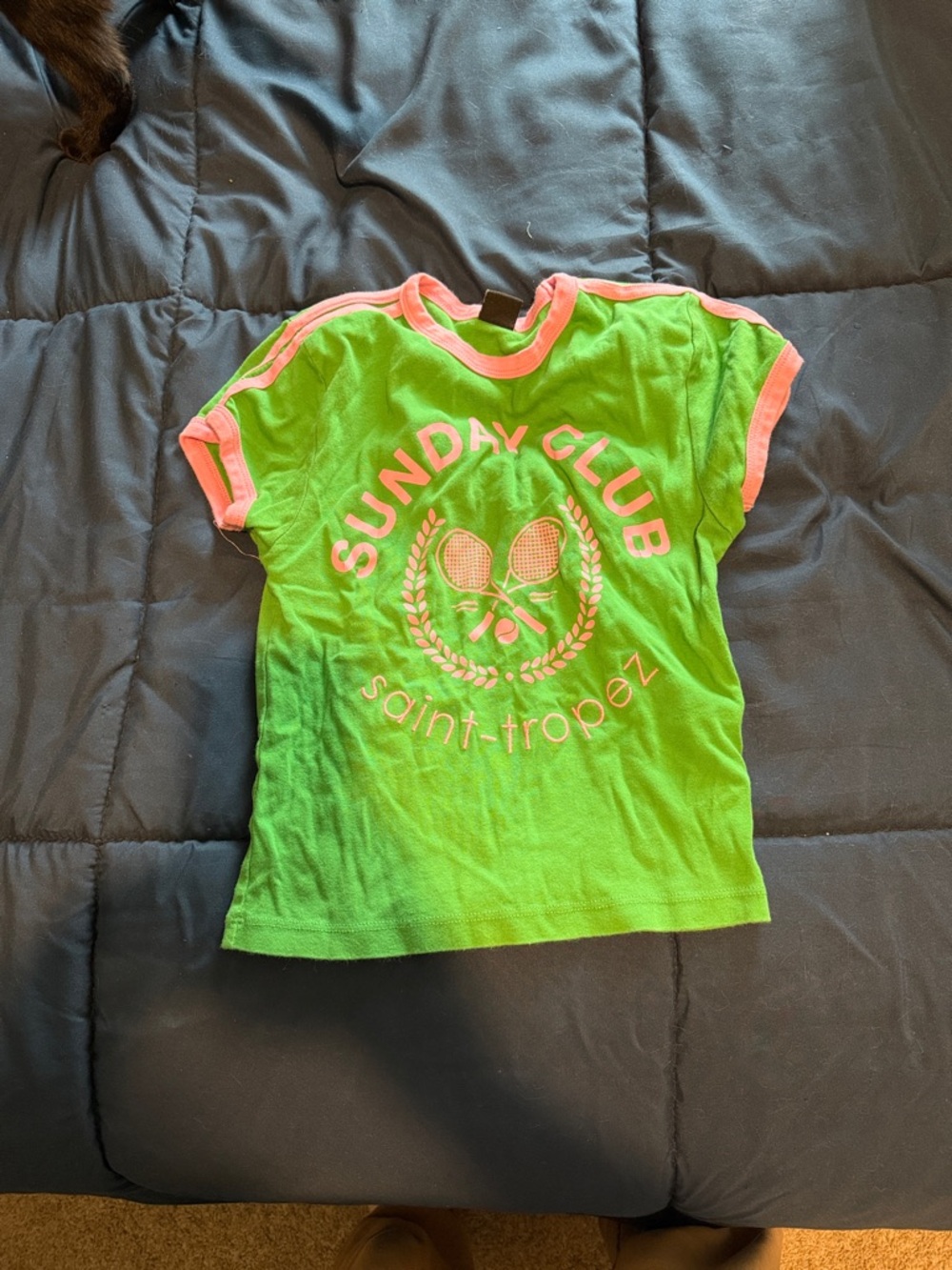 Urban Outfitters Green & Pink Kids Graphic Tee